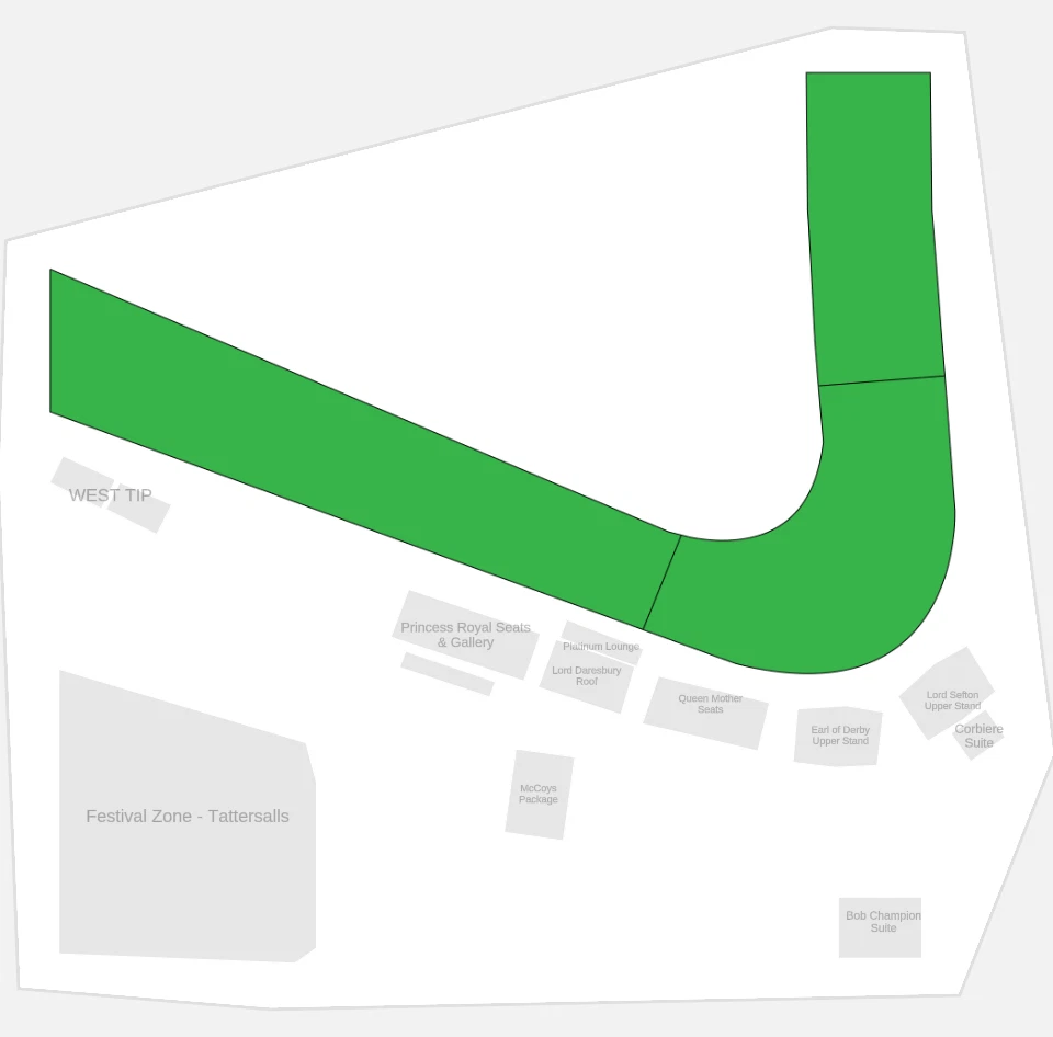 Seating plan: Aintree Racecourse