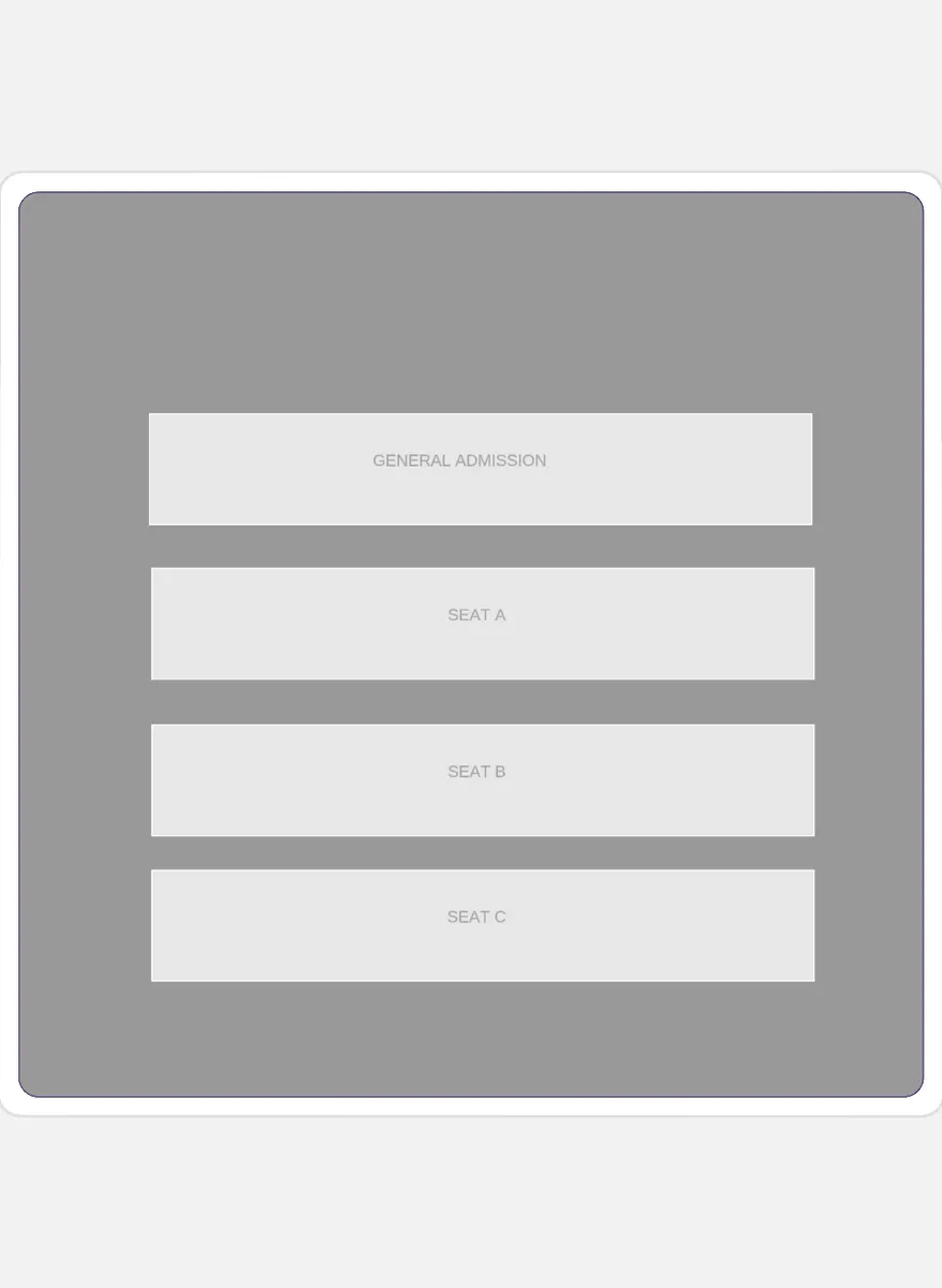 Seating plan: Supper Club at Blundell Street